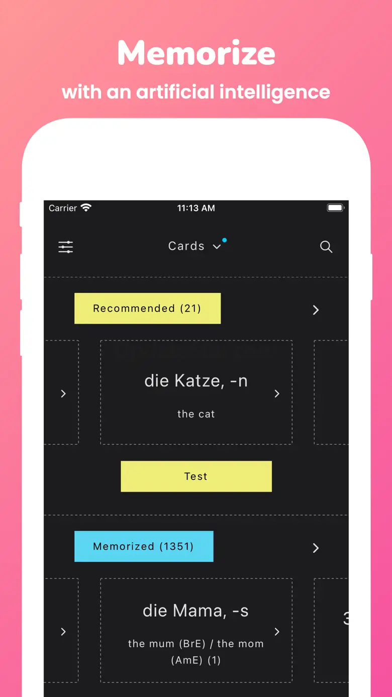 Memorize: Learn German Words 1.6.0