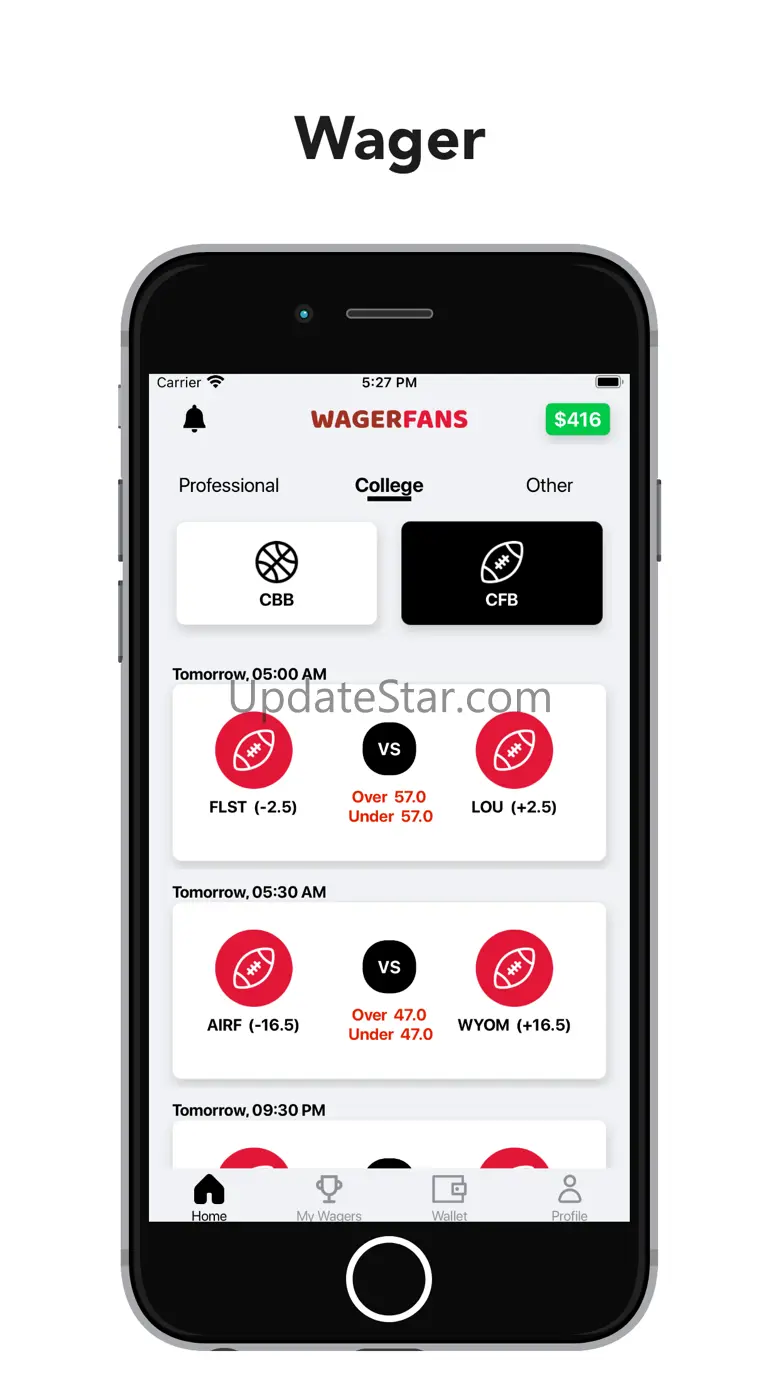 WagerFans 1.0.1