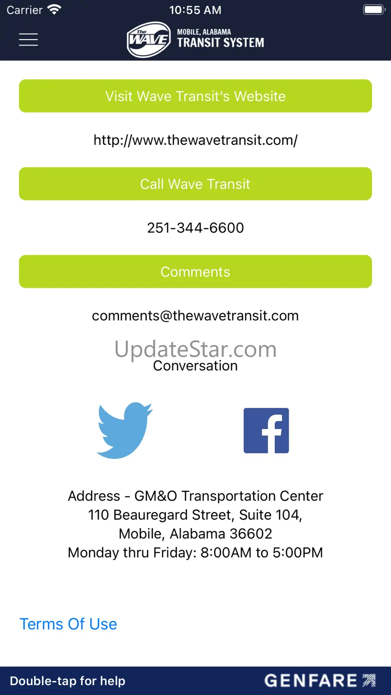 The Wave Transit System MyWAVE 2.5.1
