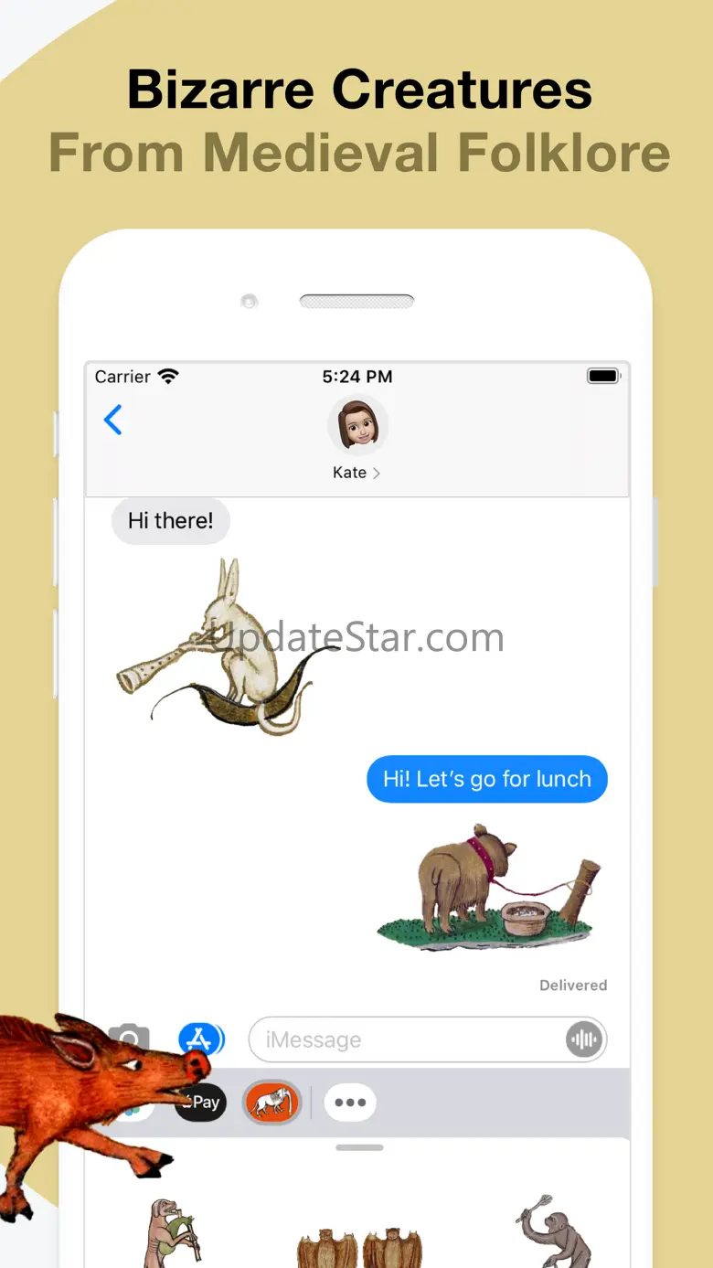 Medieval Animal Stickers 1.0.1