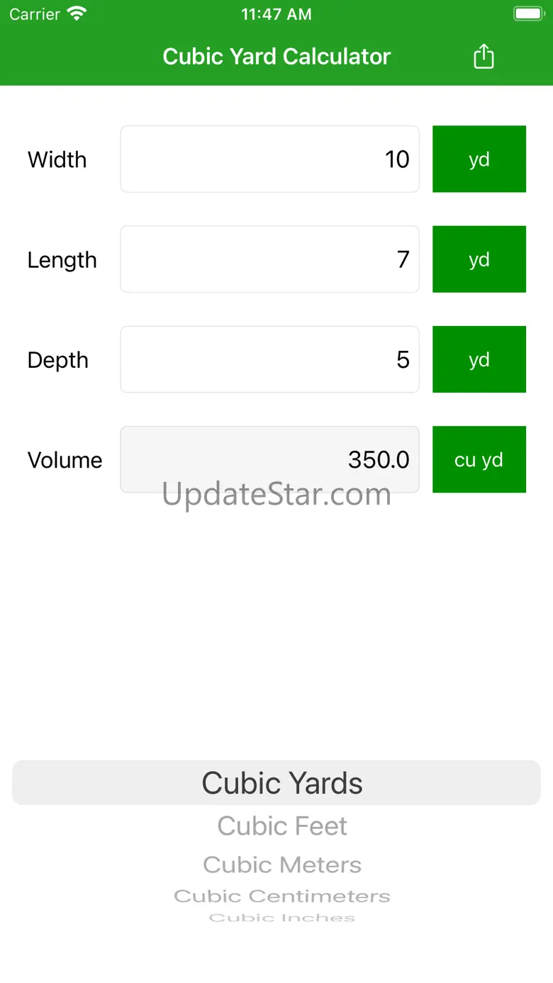 Cubic Yard Calculator Pro 1.1