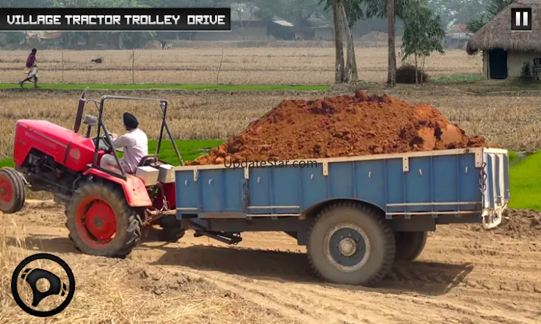 Tractor Trolley Cargo Farming