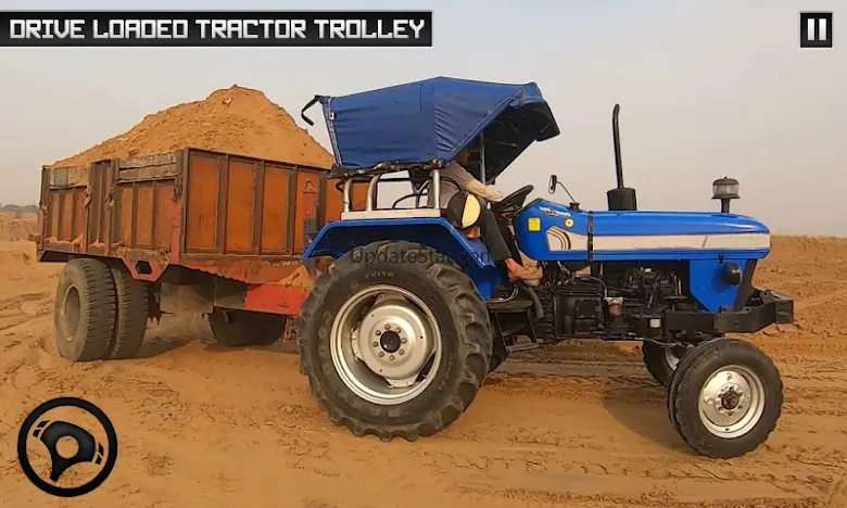 Tractor Trolley Cargo Farming