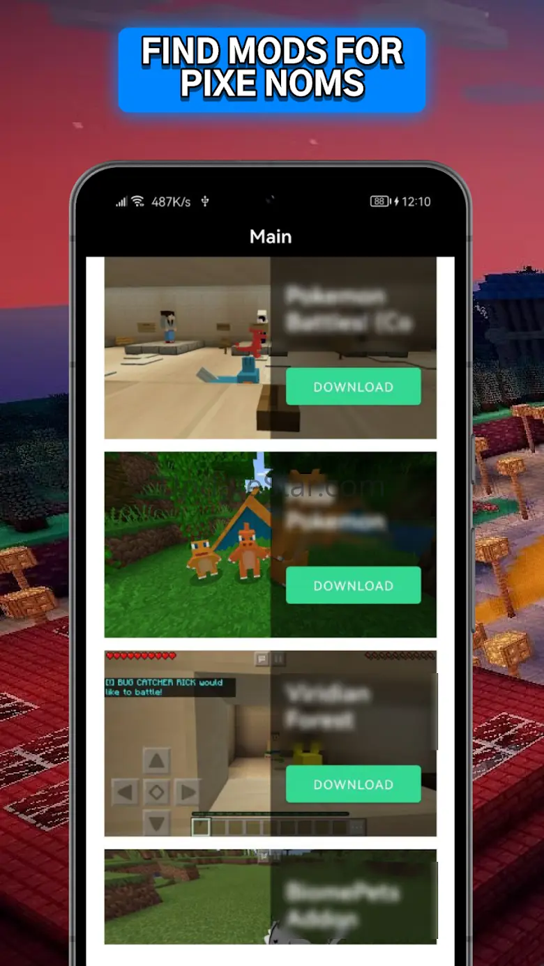 Pixe noms: mods for minecraft 5.1.107