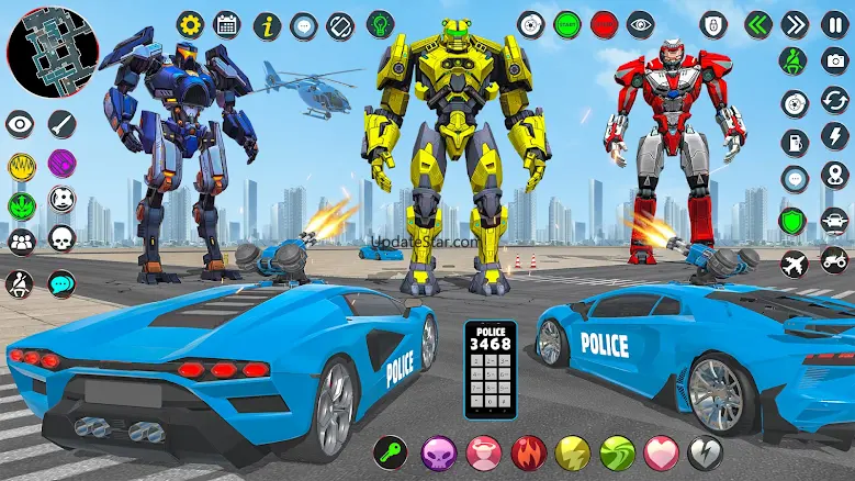 US Police Robot Car Transform 1.0.9