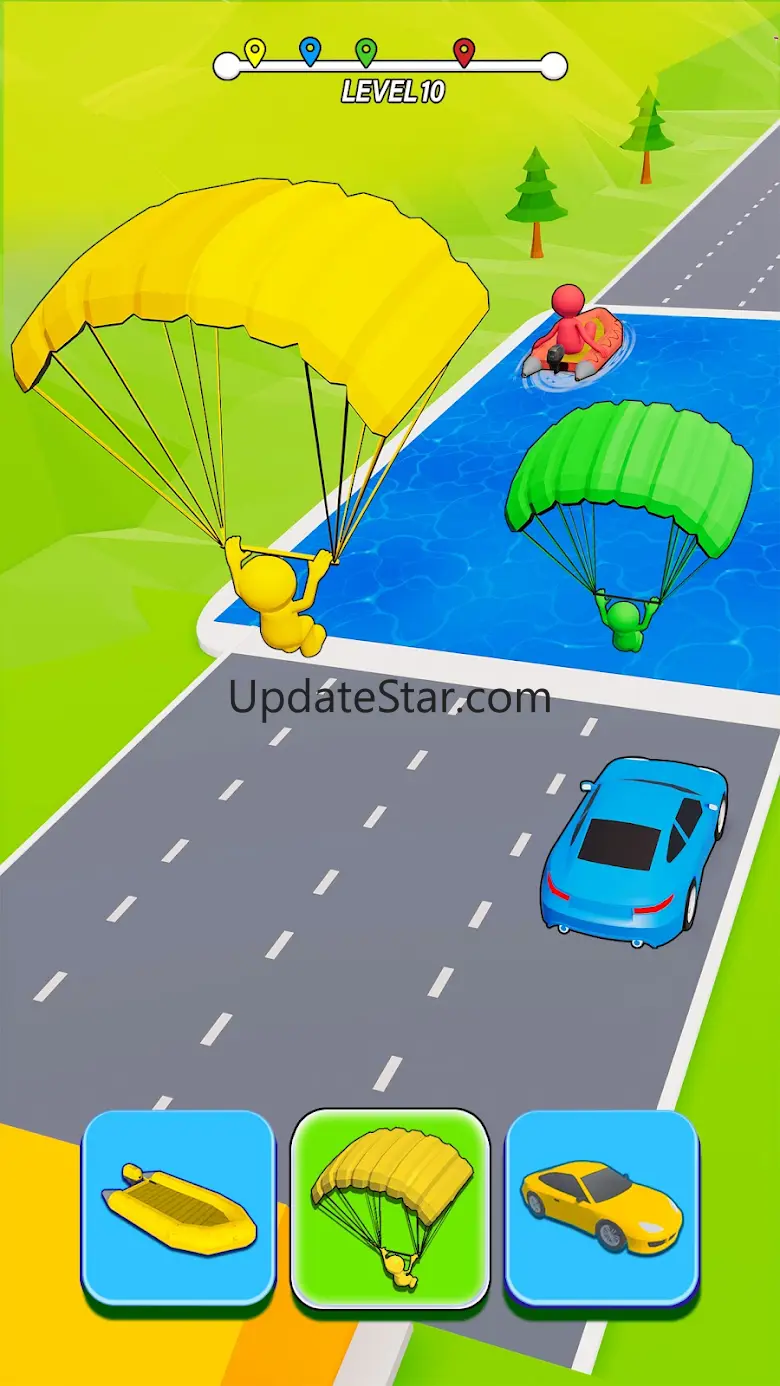 Shape Car Transform Race