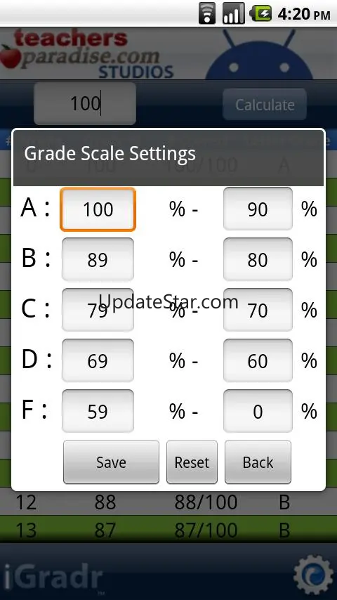 iGradr Teacher Pocket Grader 1.1