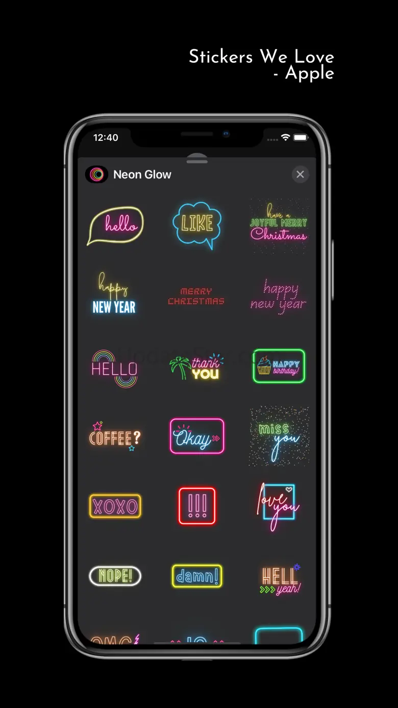 Neon Glow Stickers 2.1