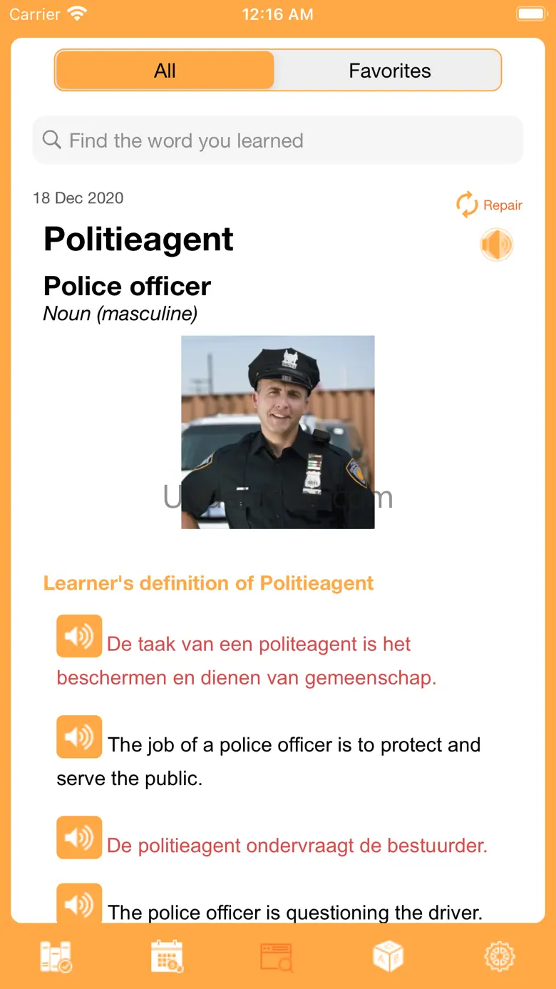 Dutch - Word of the Day 1.0.10