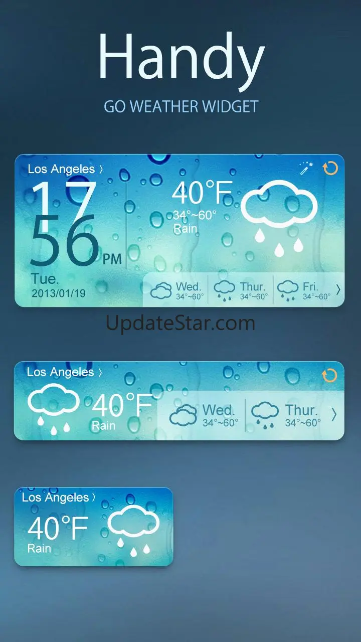 Handy GO Weather Widget Theme 1.2