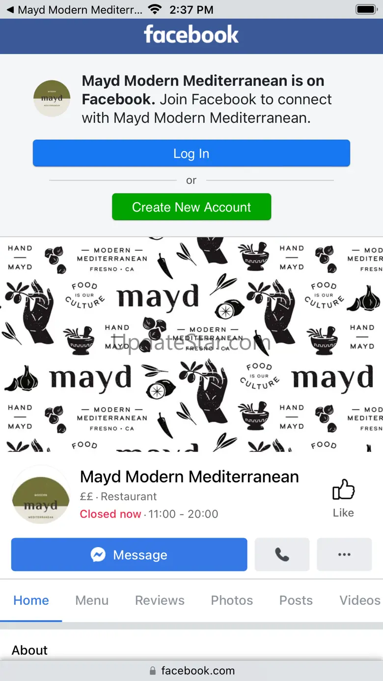 Mayd Modern Mediterranean 3.1.0