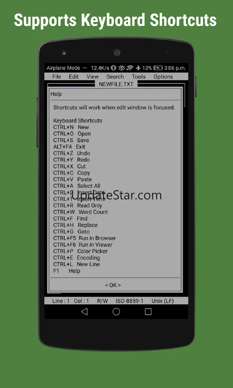 OldSchool Editor : Text Editor 1.5.2