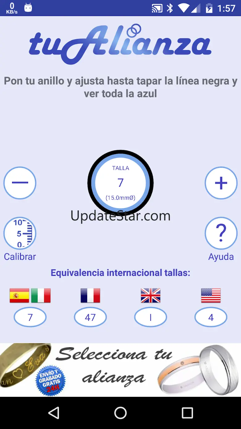Medidor de anillos 1.0.0