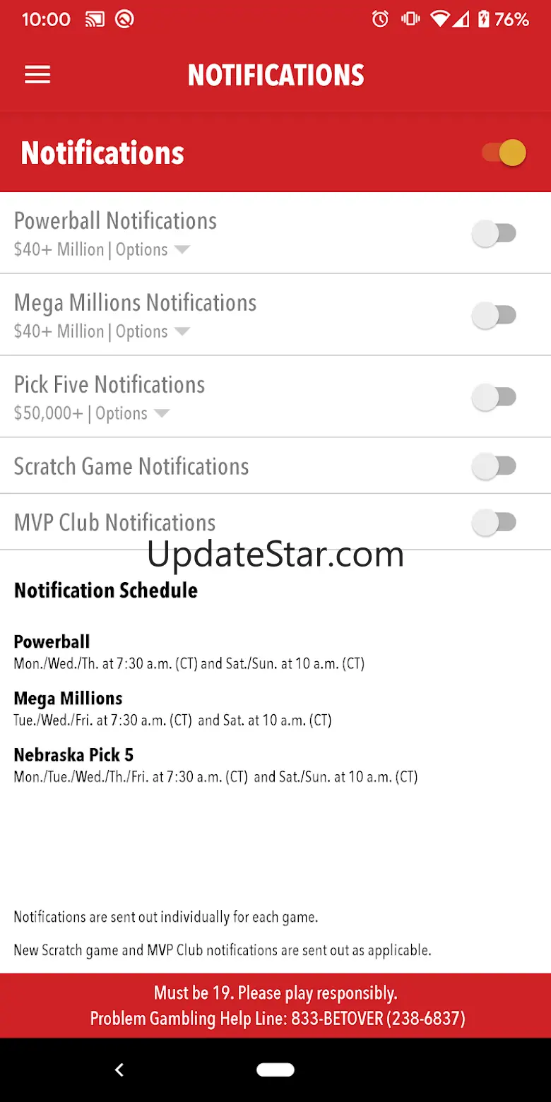Nebraska Lottery 2.6.3