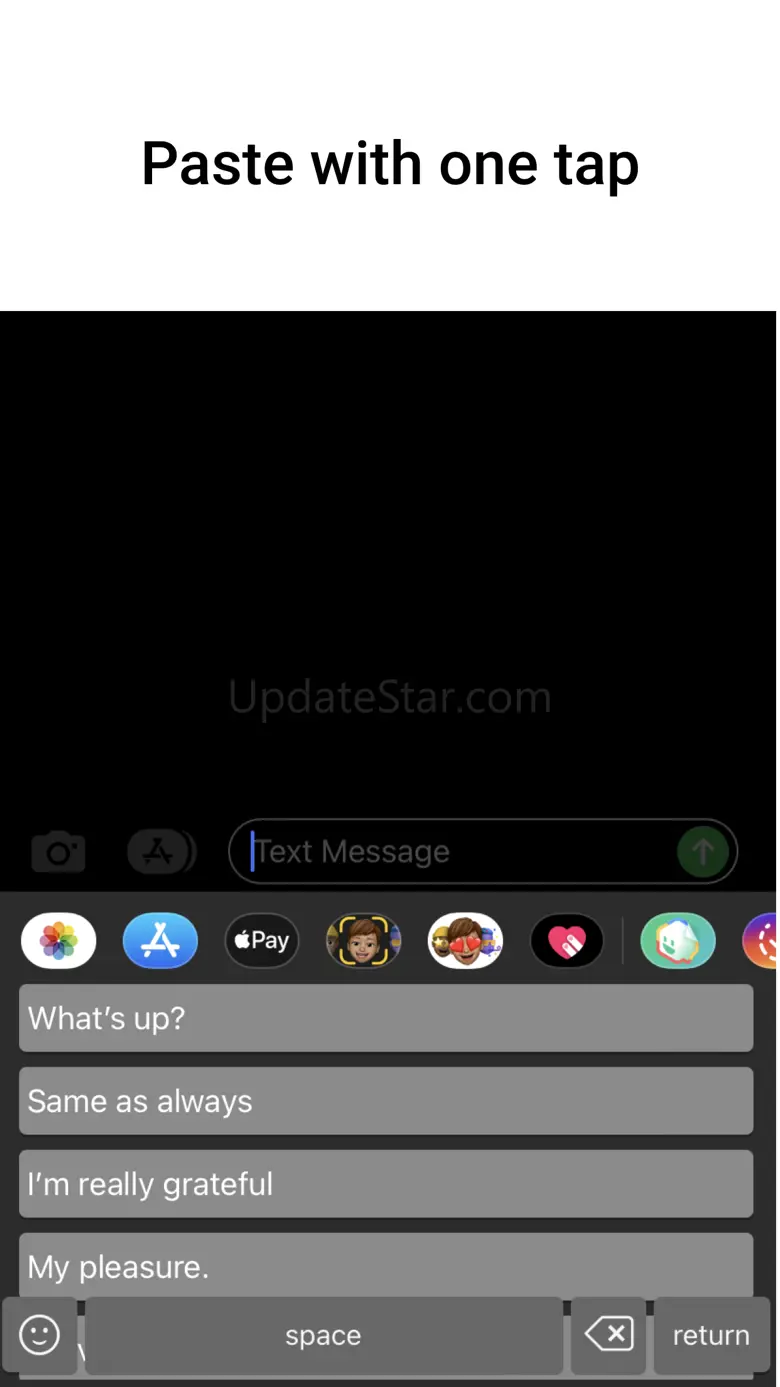 Paste: Auto Template Keyboard 1.0.1
