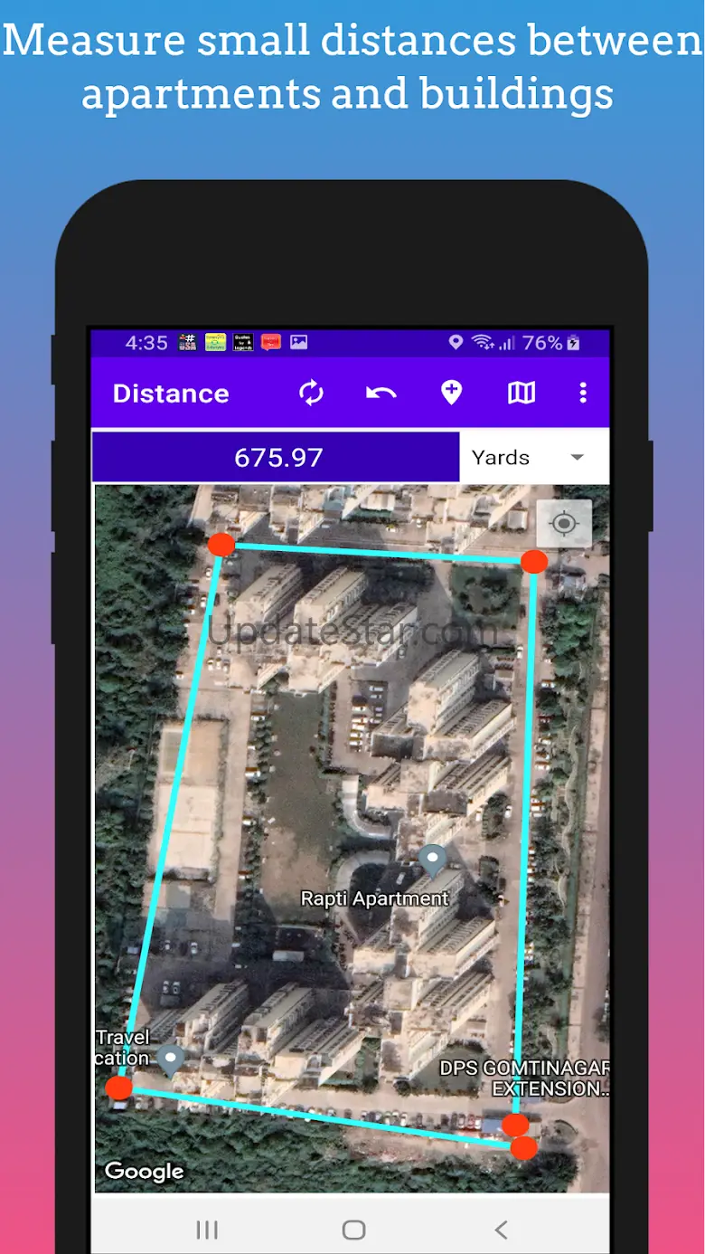 GPS Distance Measurement 2.4
