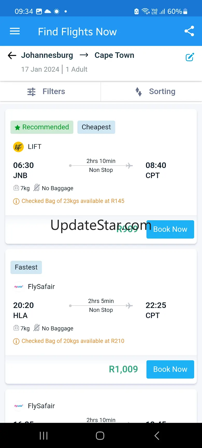 Cheap Flights South Africa SA 7.2.0