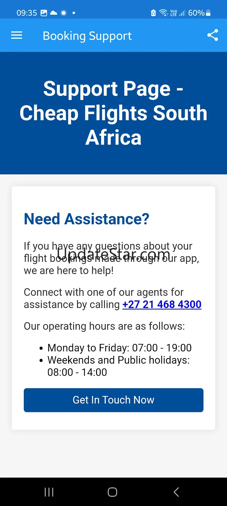 Cheap Flights South Africa SA 7.2.0