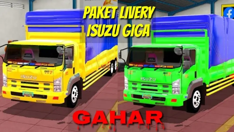 Truck Isuzu Giga Mbois BUSSID 1.1