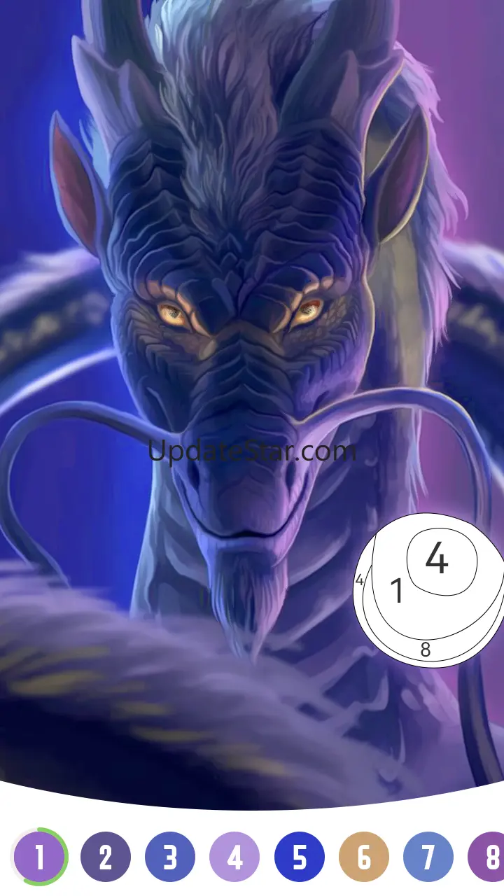 Dragon Color by Number Game 1.8