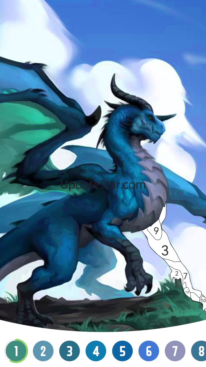 Dragon Color by Number Game 1.8