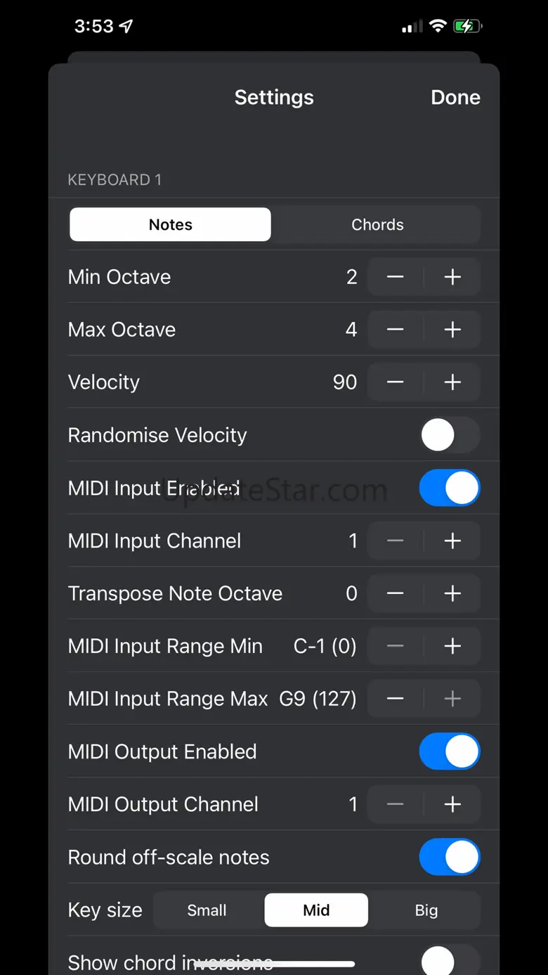 ScaleBud 2 AUv3 MIDI Keyboard 1.8