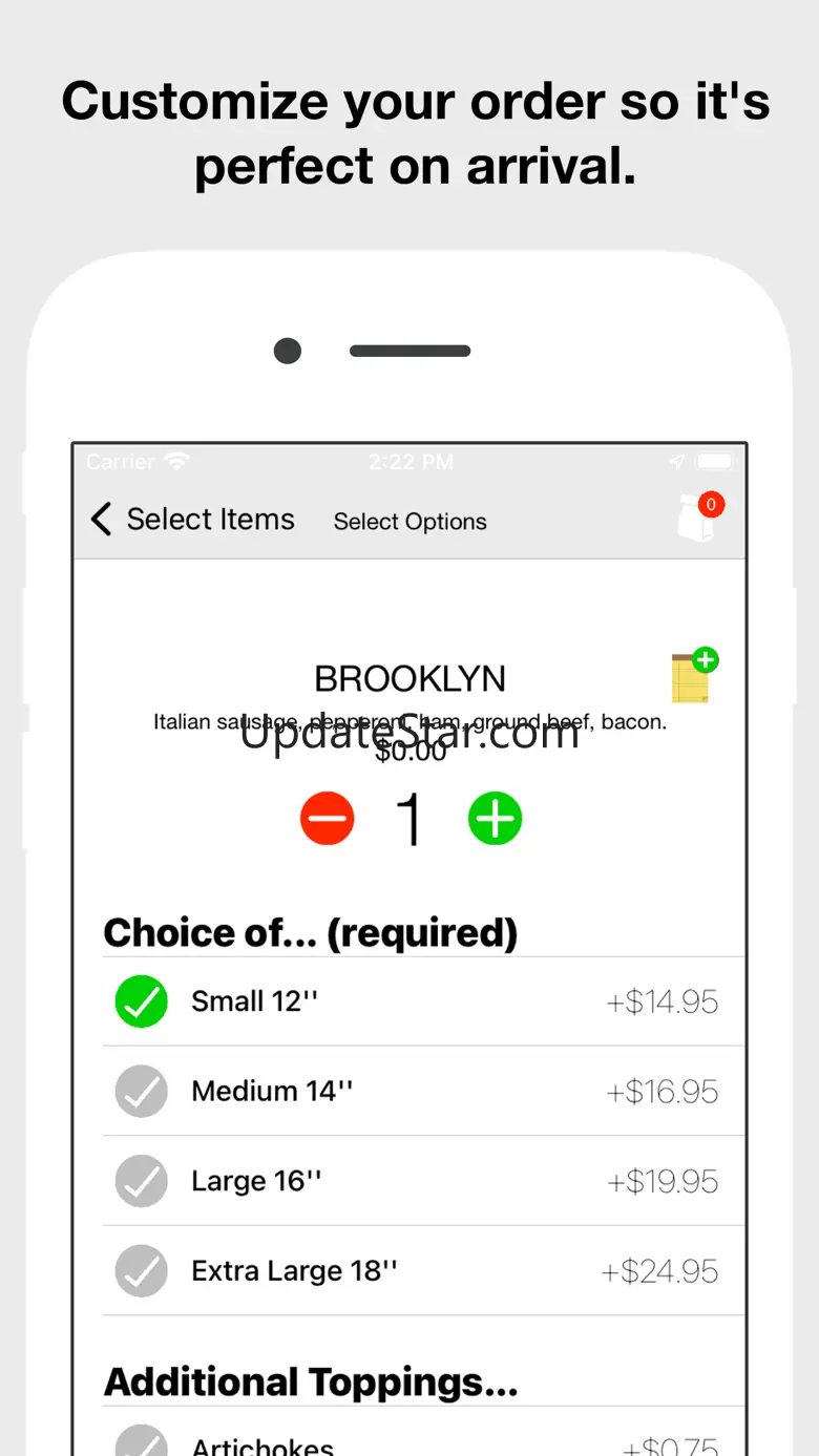 Brooklyn Pizzeria Ordering 1.1