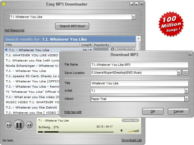Easy Mp3 Downloader 4.2.3.8