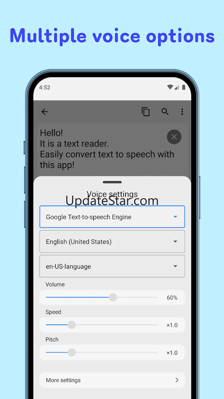 Text Reader - speak text (TTS) 1.9