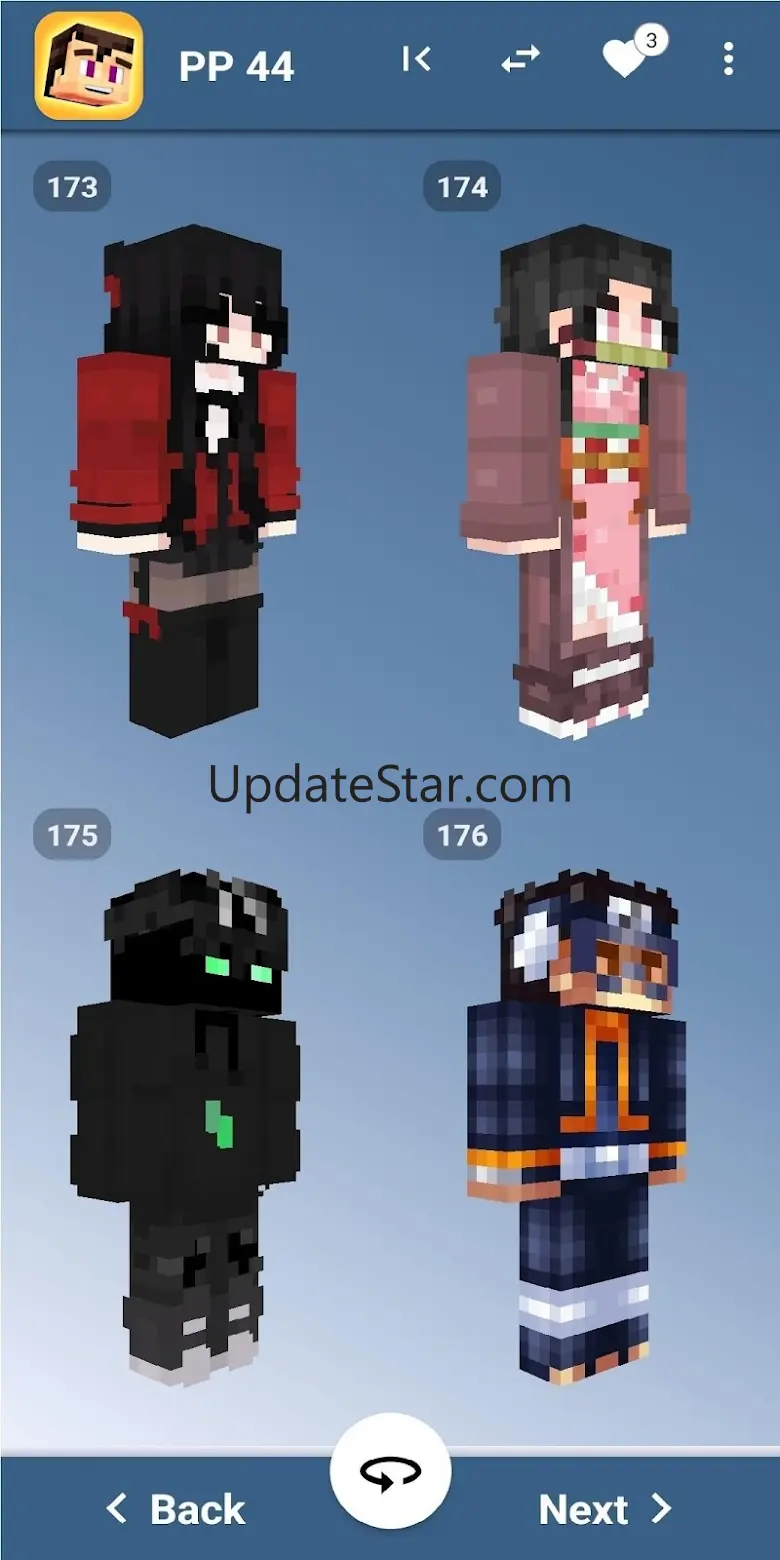 Anime Skins minecraft 3.2