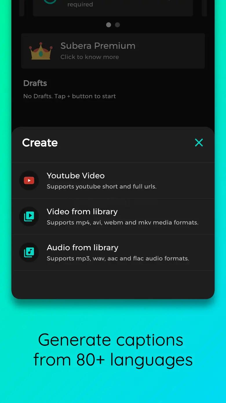 Subera: Captions and Subtitles 2.1.1