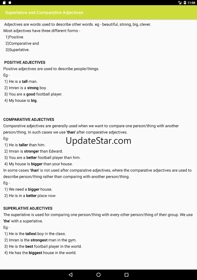 Superlative and Comparative Ad 1.2