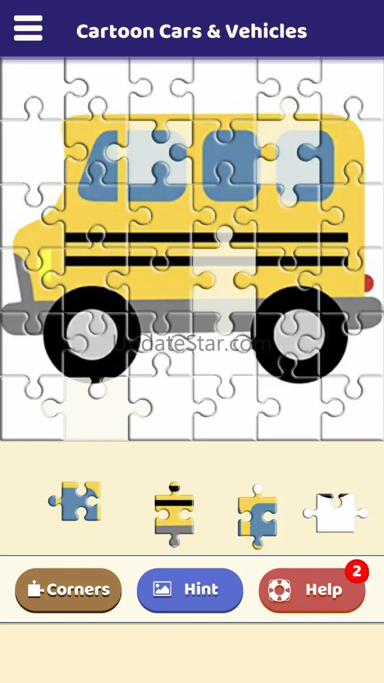 Cartoon Cars & Vehicles Puzzle 1.0