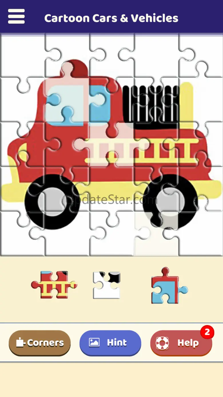 Cartoon Cars & Vehicles Puzzle 1.0