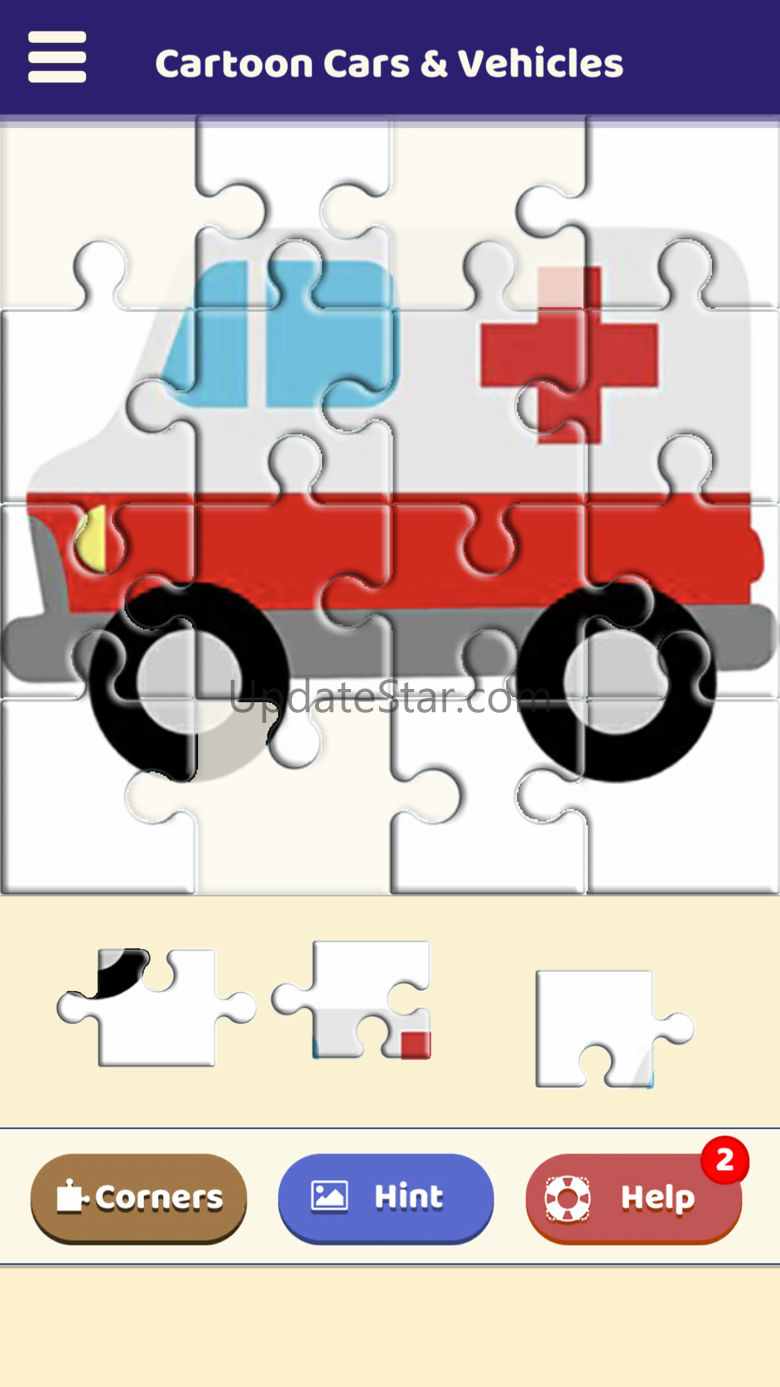 Cartoon Cars & Vehicles Puzzle 1.0