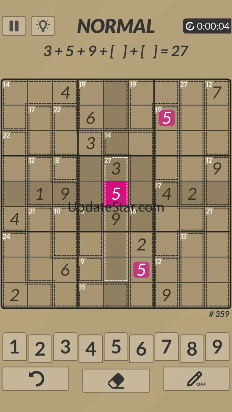 Killer Sudoku : X 1.2.8