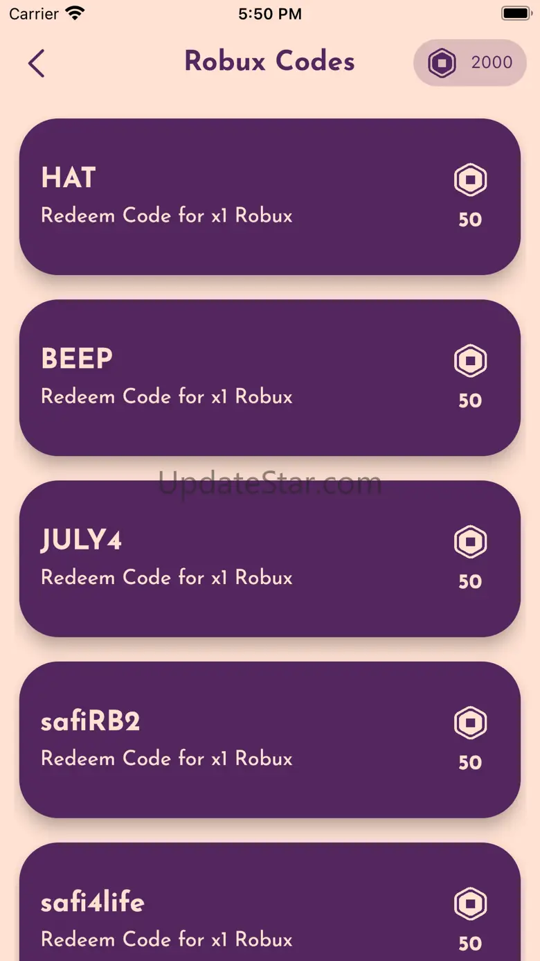 Robux Points code for Roblox 2.0