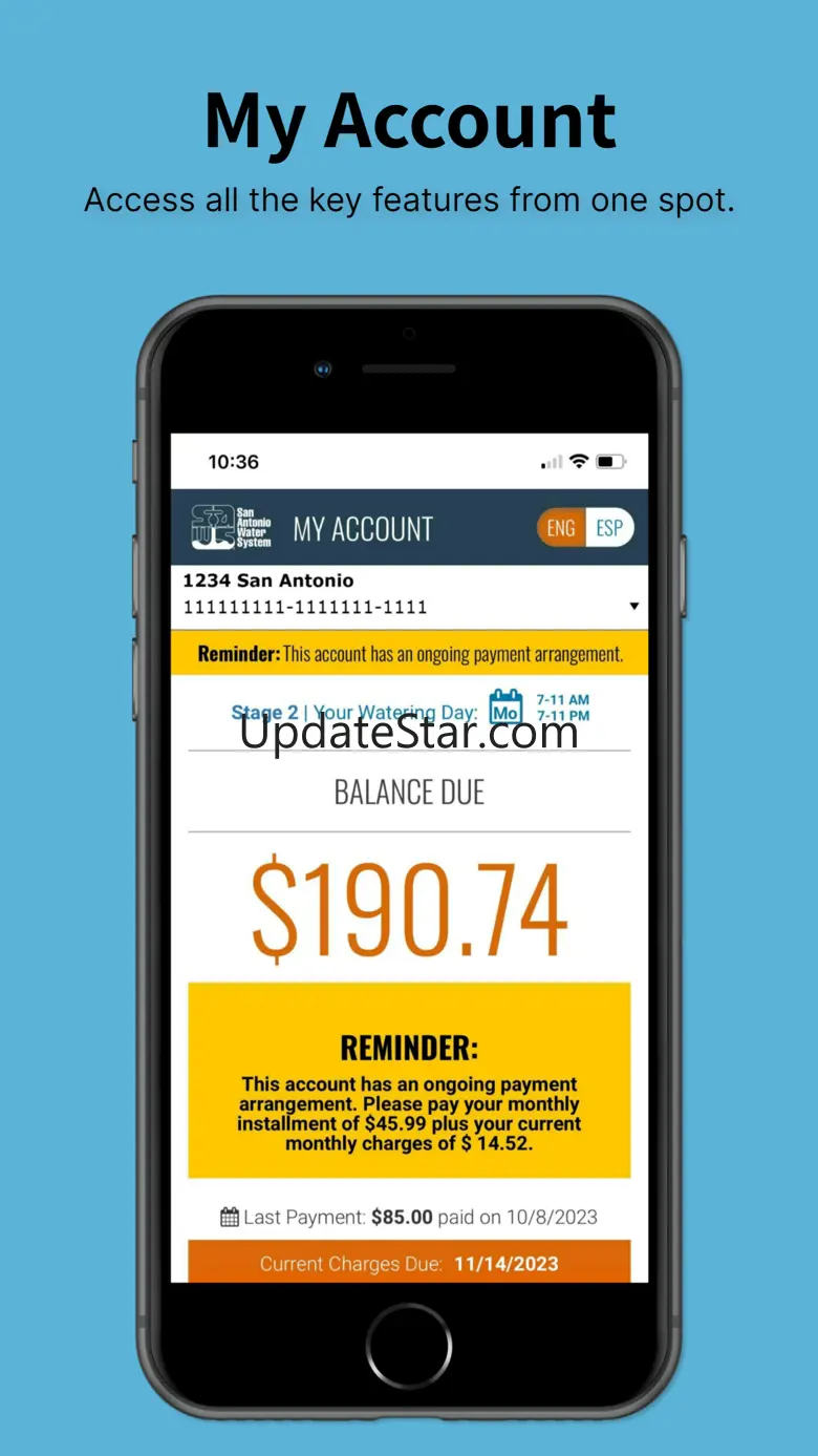 SAWS My Account 4.1.2