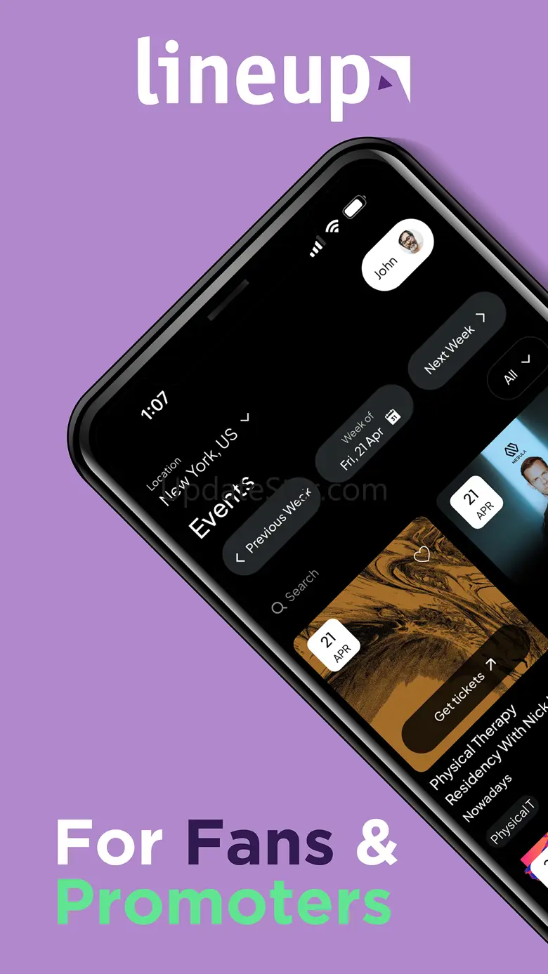 Lineup: Events Made Easy 1.0.31