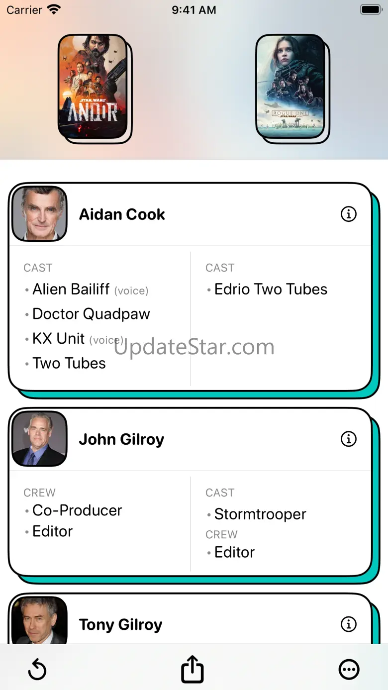 ScreenCred: Movie & TV Credits 1.1