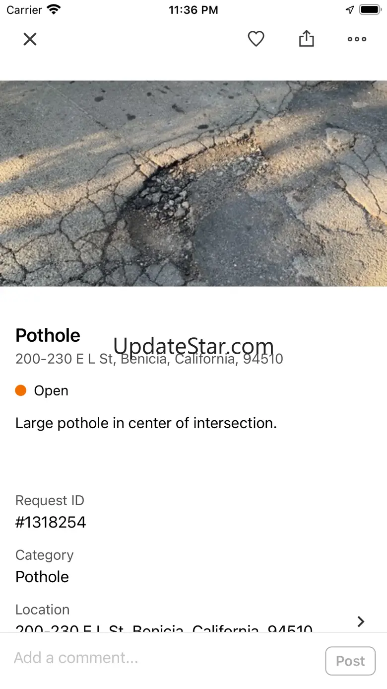 Benicia SeeClickFix 5.16.0