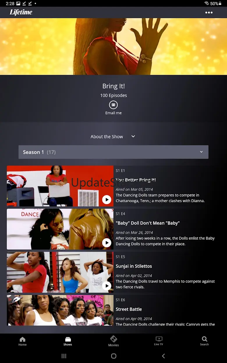 Lifetime: TV Shows & Movies 7.1.0