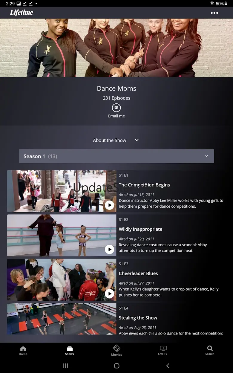 Lifetime: TV Shows & Movies 7.1.0